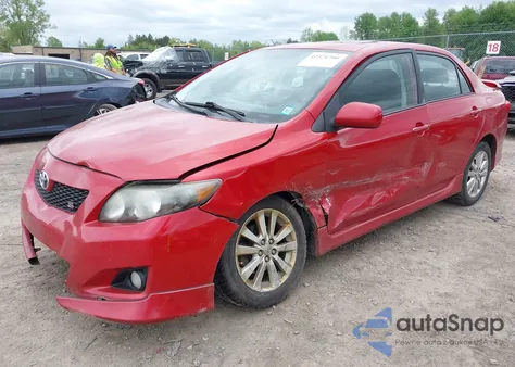 2010 Toyota Corolla S из США, поврежденный, VIN 2T1BU4EE7AC454861
